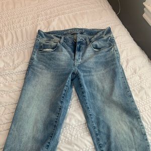 American Eagle Light Blue Super Stretch Jeans